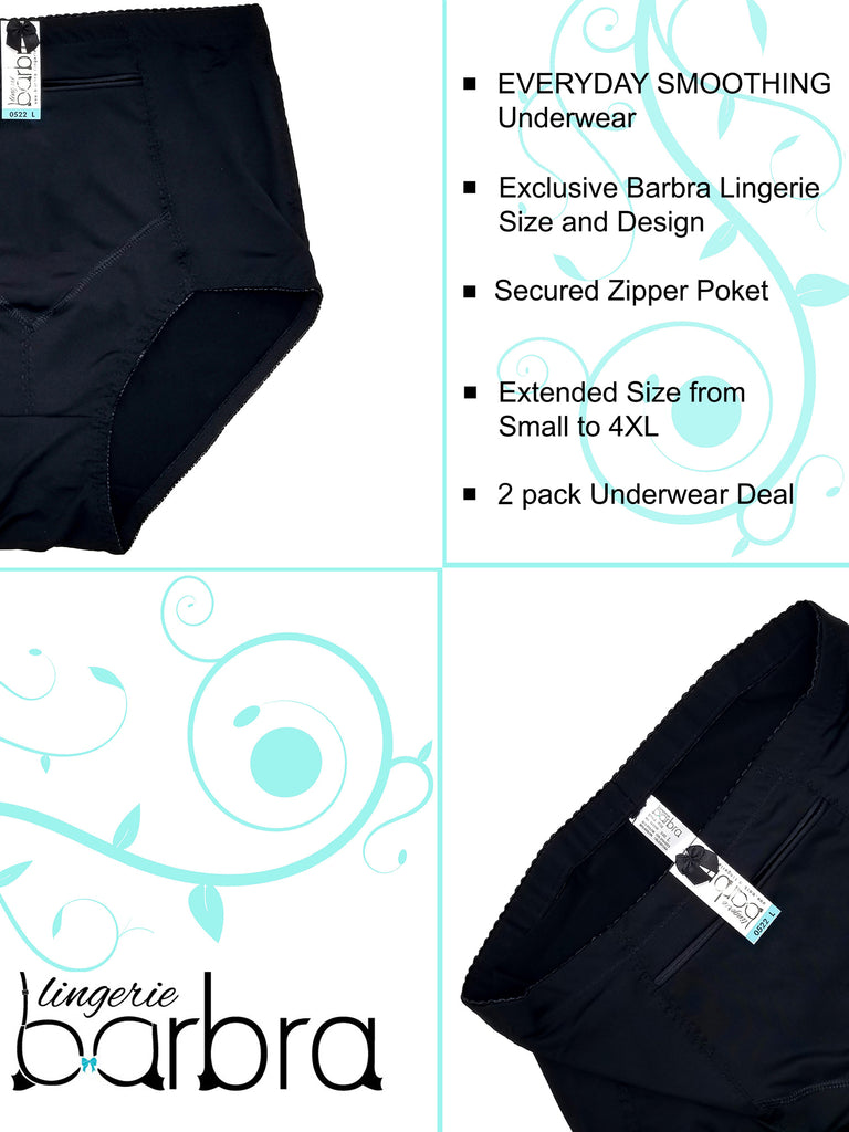 Travel Pocket Brief Panties (2 Pack) – B2BODY - Formerly Barbra Lingerie