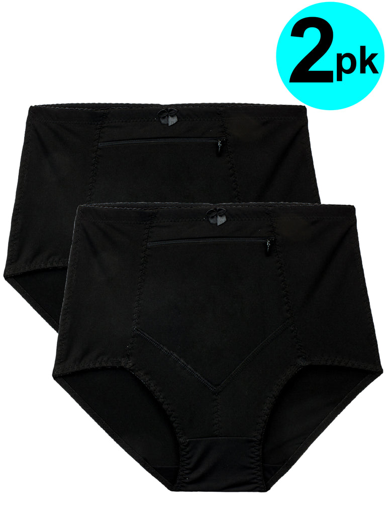 GARGOYLE BELLS 【2Pack】 Black Cotton Underwear with Words for Women Ladies  Panties Boy Shorts