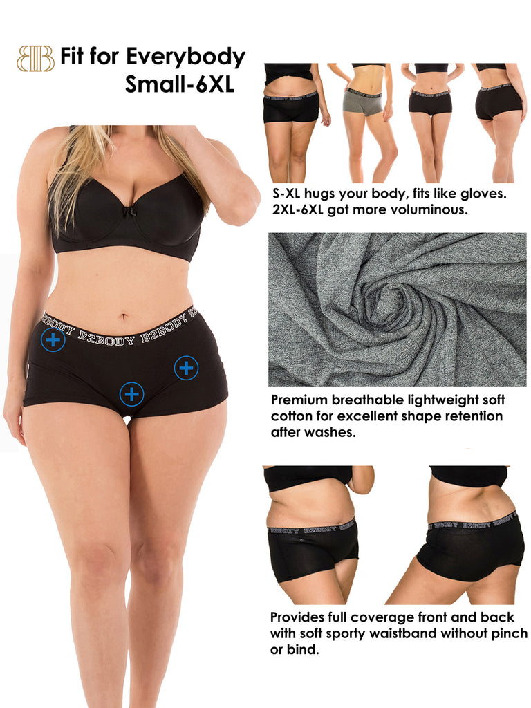 Breathable Cool Touch Underwear Women - Boyshort Panties for Women Sma –  B2BODY - Formerly Barbra Lingerie