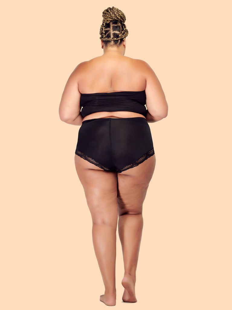 Plus Size Underwear for Women with Full Coverage/Big Size Panty/High Waist  brief Pack Of