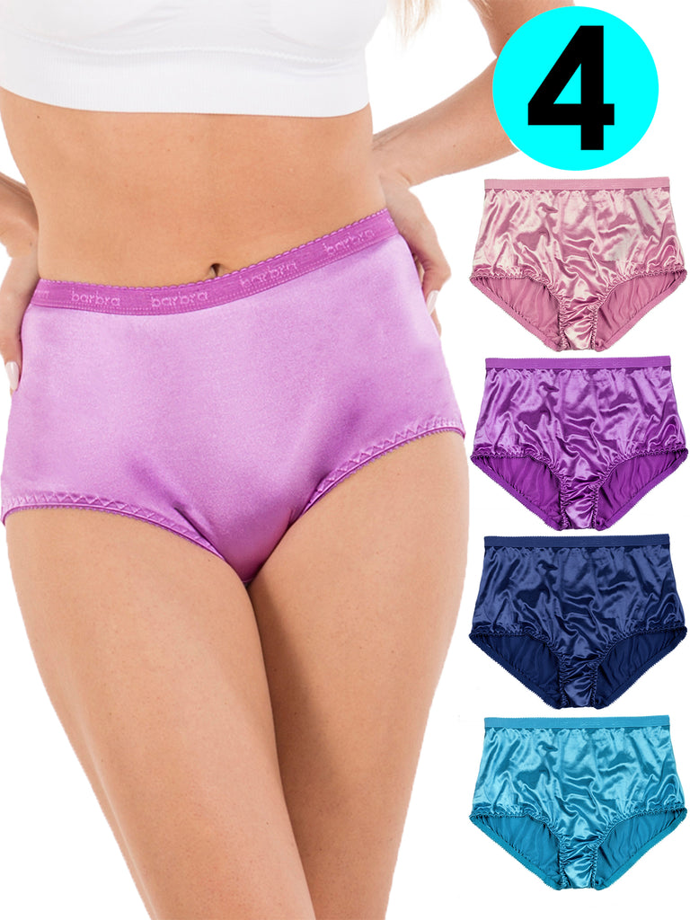 Pink Flower Women Underwear, Underpants Soft Cool Bikini Panties for lady -  XL
