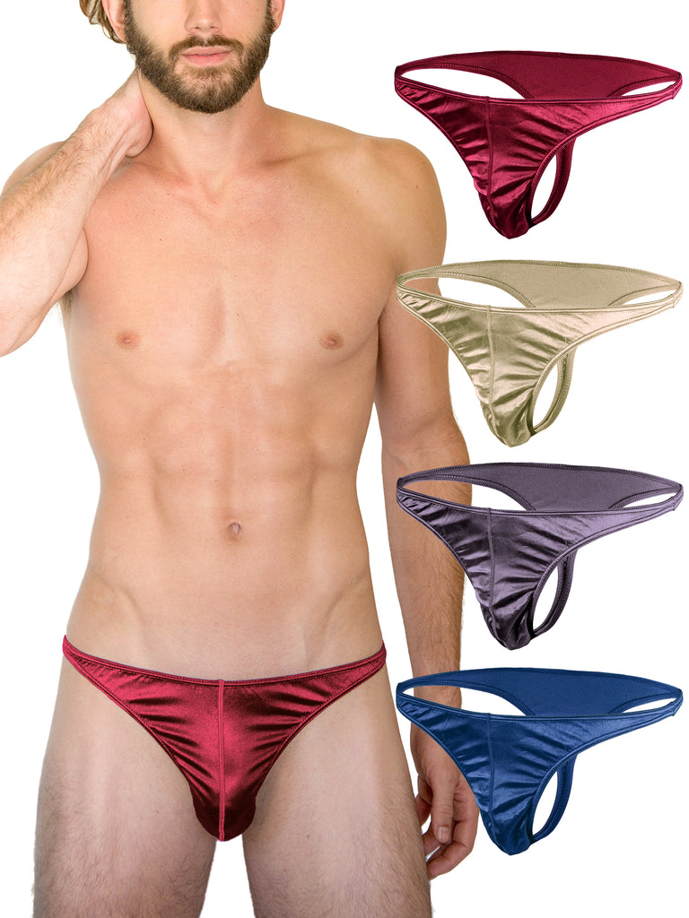 Silky Sexy Satin Mens Thongs, G String Undies Multi Pack – B2BODY -  Formerly Barbra Lingerie