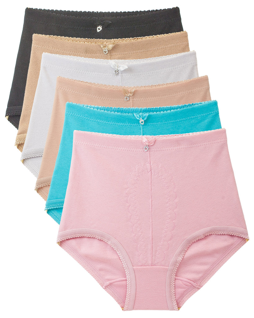 B2BODY Womens Underwear High-Waist Tummy Control Girdle Panties