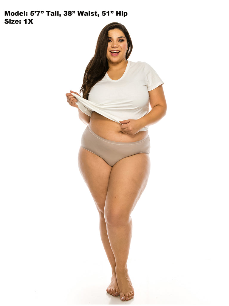 Women Plus Size Seamless Bra 3Pack Cotton Breathable Underwear