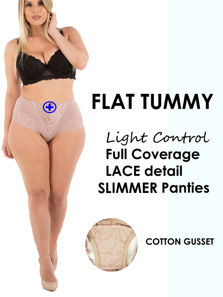 Comfy High Waisted Lace Panties for Plus Size Women Seamless and Sexy  Underwear