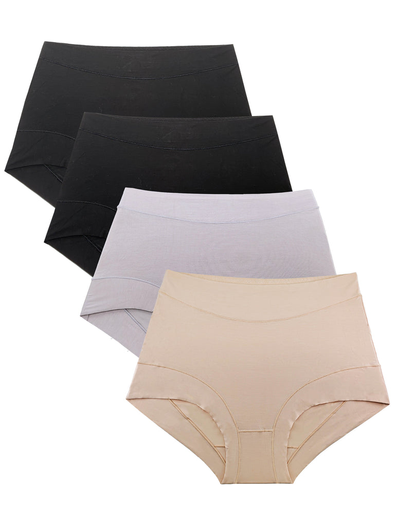 B2BODY Womens Underwear High-Waist Tummy Control Girdle Panties Small to  Plus Size Assorted Colors Multi Pack