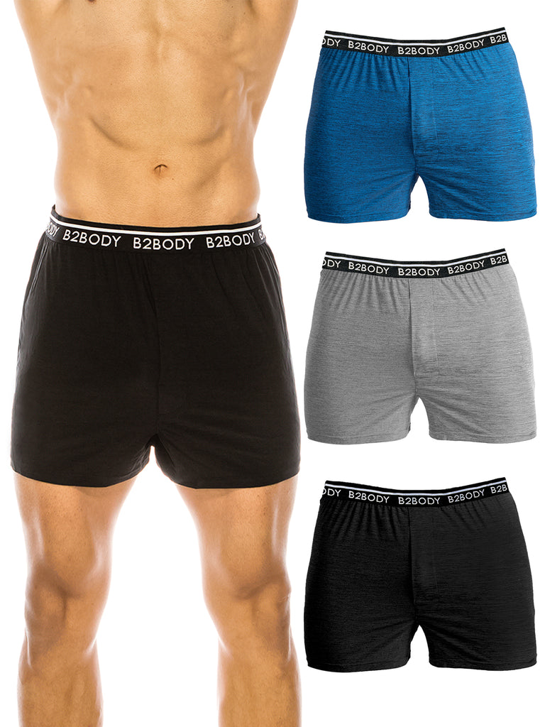XL-7XL Men Loose Fit Boxer Shorts Cotton Blassic Brief Panties