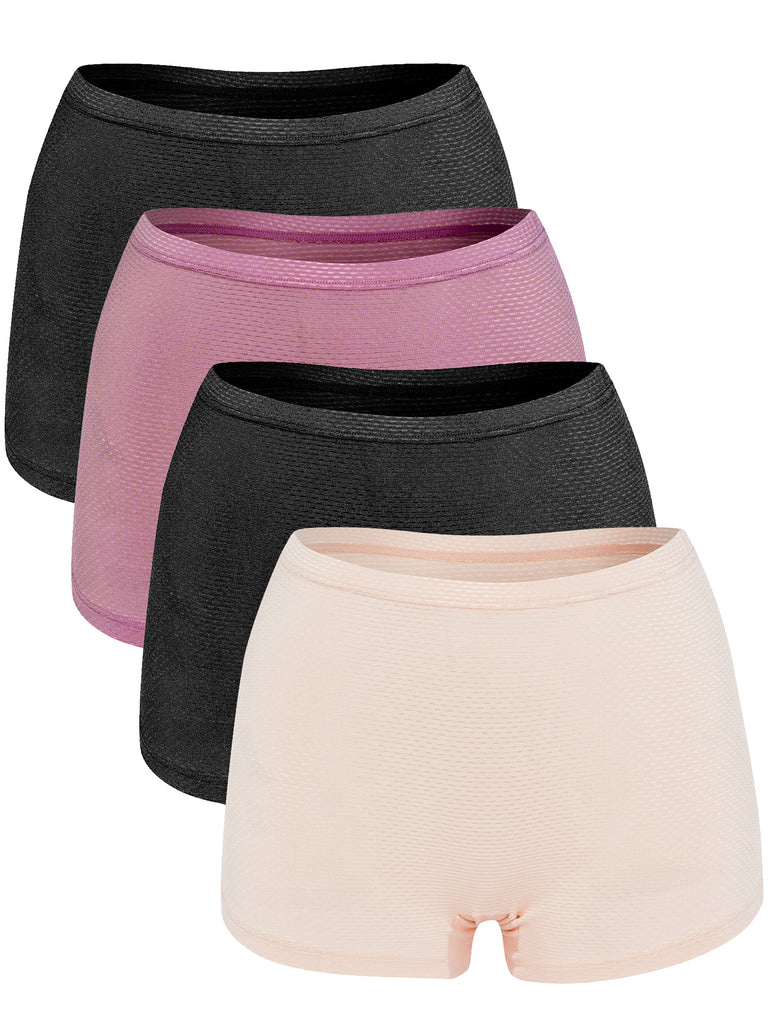 woooyea Postpartum Underwear Womens Cotton Boy shorts Panties 5P Assorted  Size 5 at  Women's Clothing store
