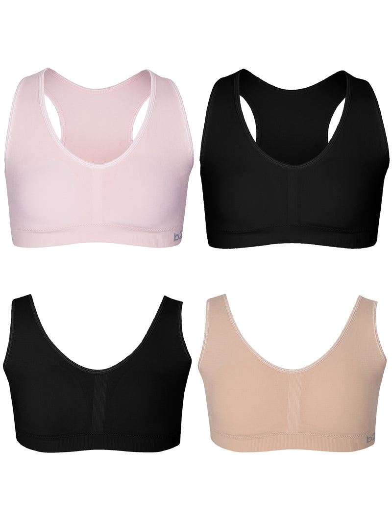 B2BODY Girls Camisole Undershirts with Shelf Bra – Cotton Girls Cami,  Multi-Pack (Small) : : Clothing, Shoes & Accessories