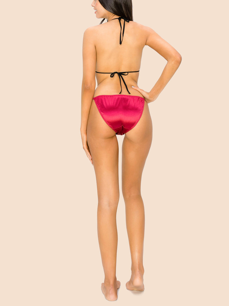Women's Panties Silky Sexy Satin Bikini Small to Plus Sizes Multi-Pack