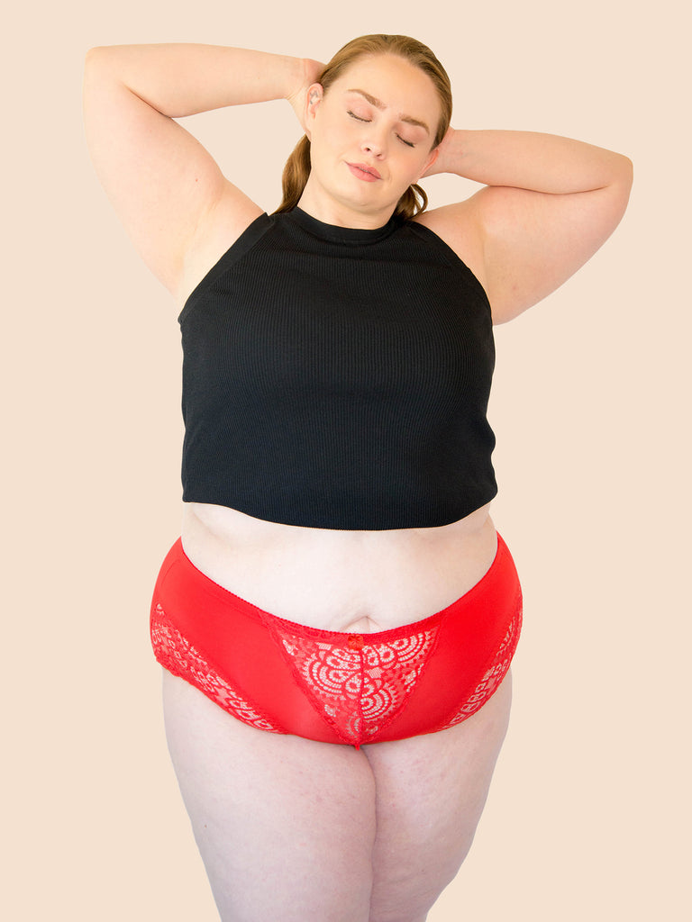 XL-3XL Women's Underwear Panty Sexy Lace Panties Plus Size Med