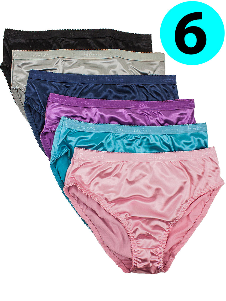 Womens Satin Panties Lingerie Silky Sexy Seamless Underwear Briefs Plus Size  US
