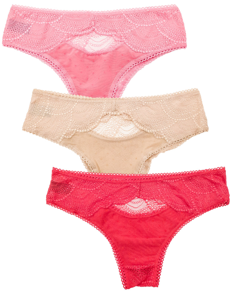 Women's Flirtitude Bikini Panties Set of 2 Small Brunch Club