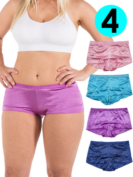 Barbra Lingerie Barbra's 6 Pack of Women's Plus Size Lace Boyshort Panties  4xl for sale online