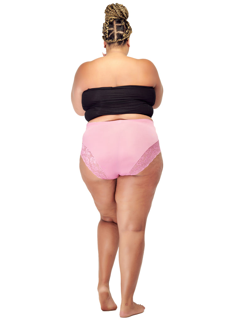 Plus Size Underwear for Women with Full Coverage/Big Size Panty/High Waist  brief Pack Of