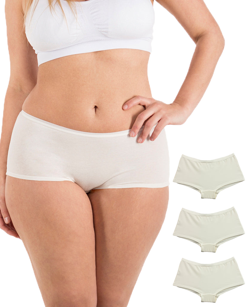 Pack of 2 washable menstrual bikini panties in organic organic
